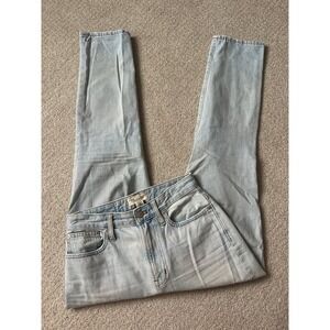 Madewell Curvy‎ Perfect Vintage Jean Size 24 Light Blue High Rise Tapered Leg